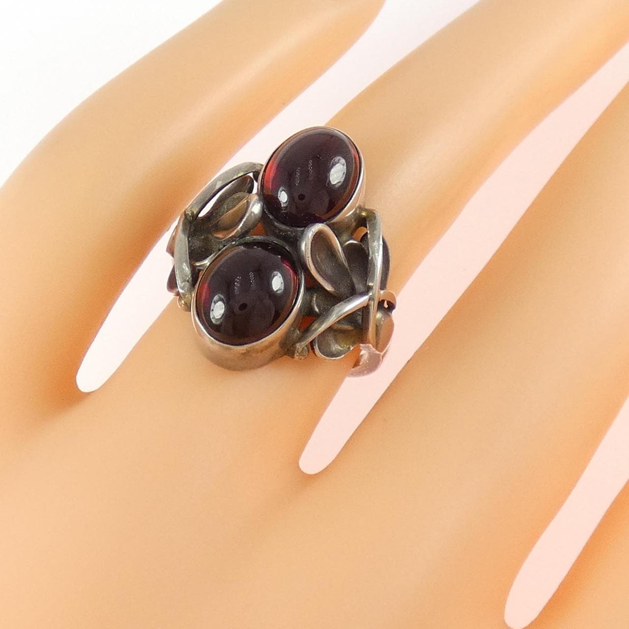 ジョージ ジェンセン ガーネット リング