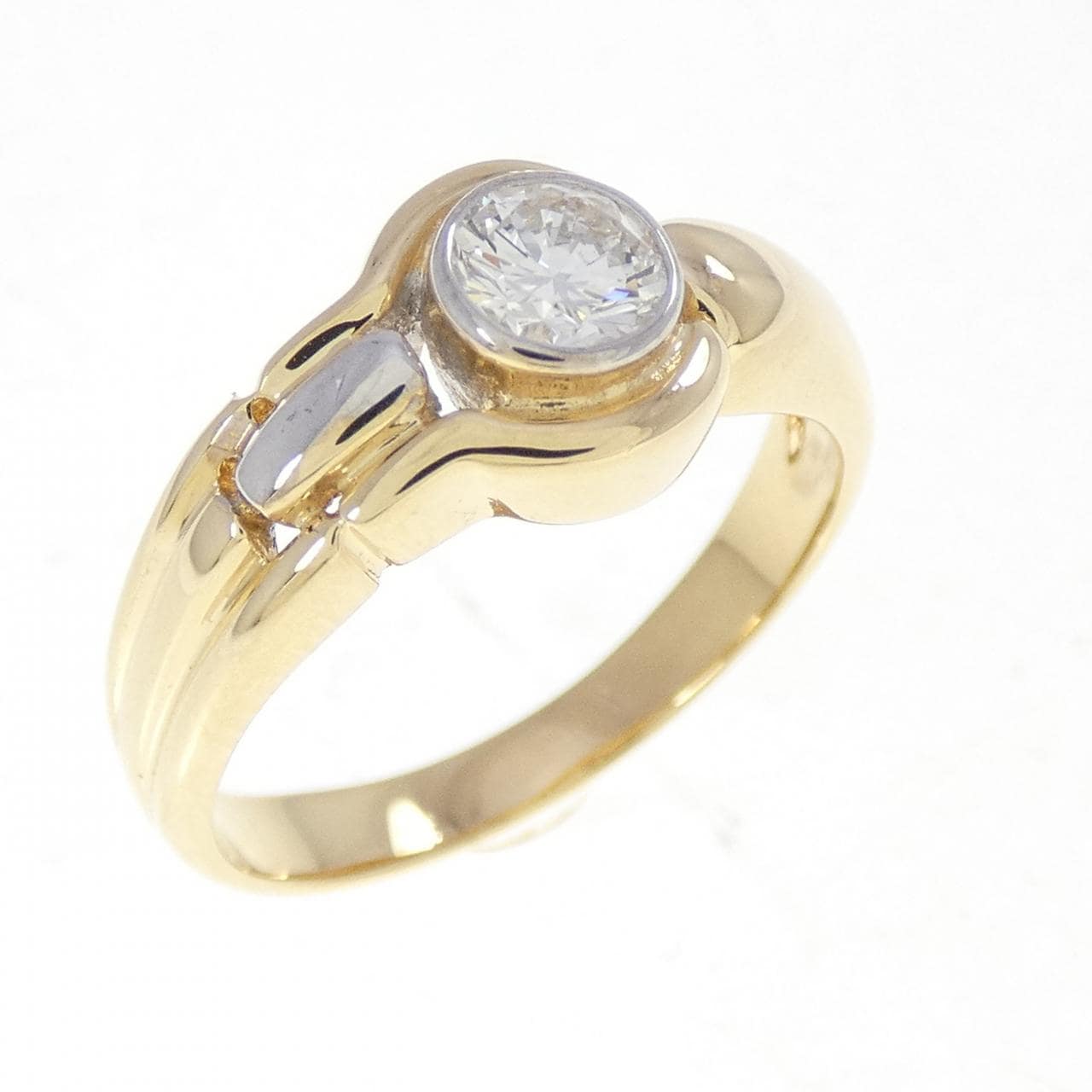 K18YG/K18WG ダイヤモンド リング