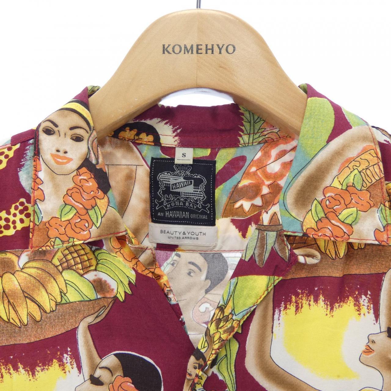 ビューティーアンドユース BEAUTY&YOUTH(U.A) S／Sシャツ