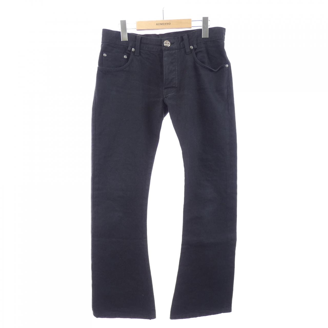 クロムハーツ CHROME HEARTS クロスボールボタン ホースシュ-ボタンフライ 2214-304-4060 ジーンズ