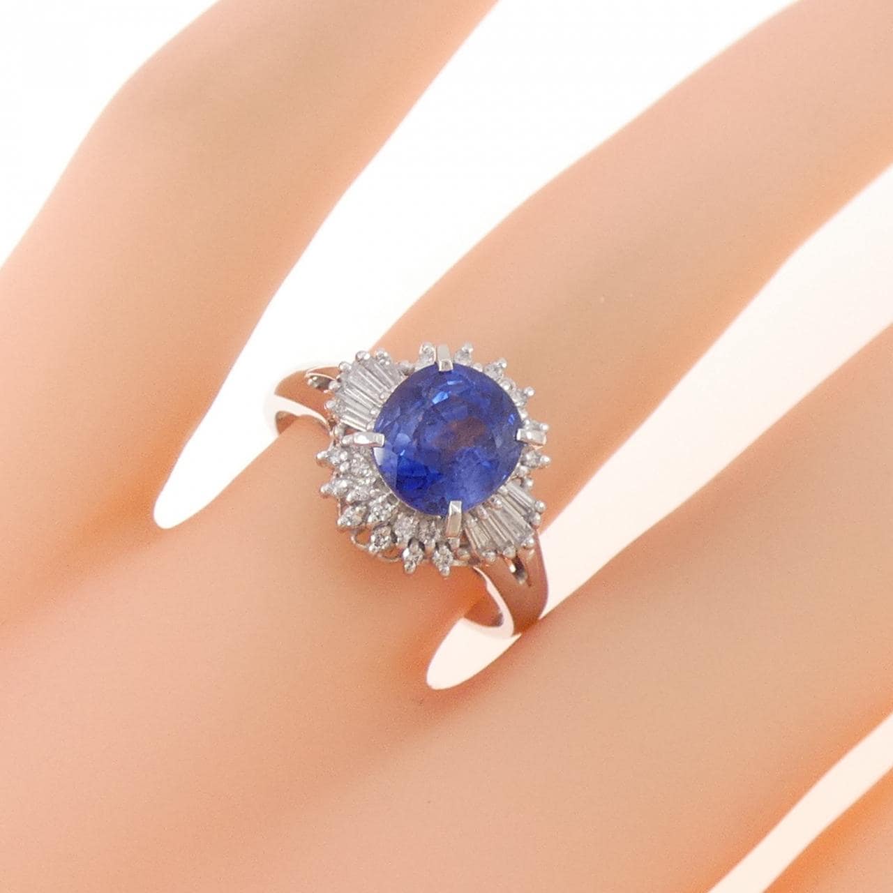 PT900 サファイヤ リング 1.96CT