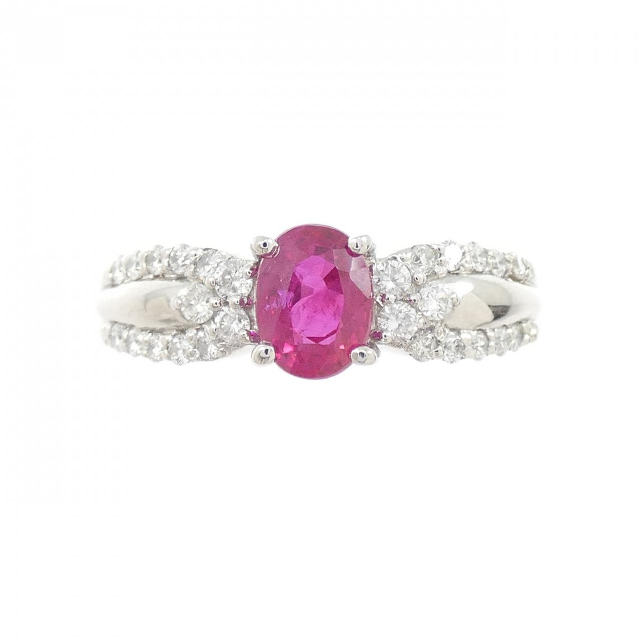 PT900 ルビー リング 1.01CT
