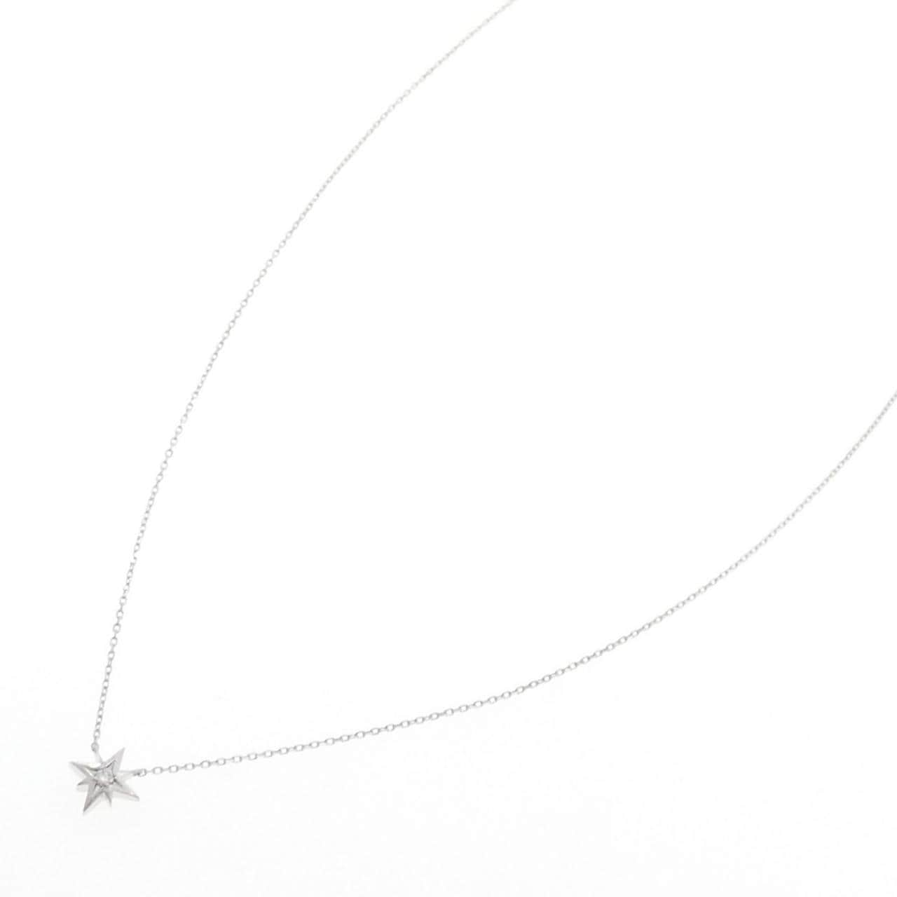 K10WG ダイヤモンド ネックレス 0.02CT