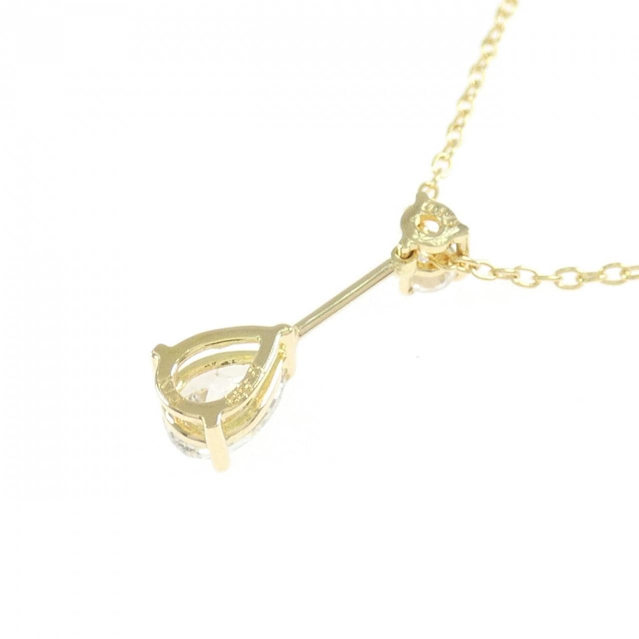 K18YG ダイヤモンド ネックレス 0.58CT