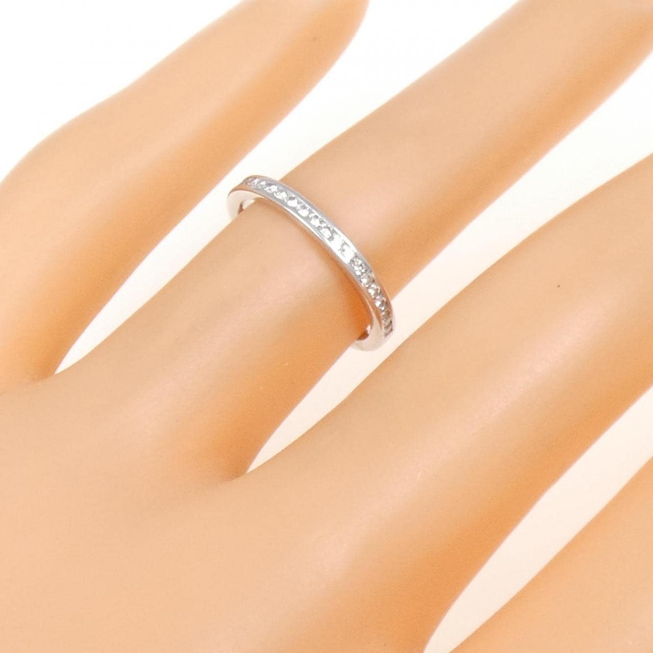 750WG ダイヤモンド リング 0.192CT