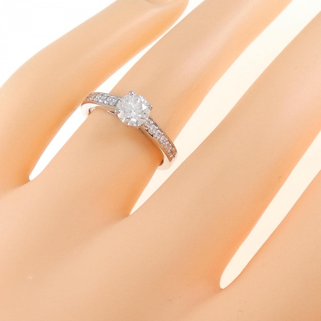 PT Diamond Ring 0.619CT E VS2 EXT