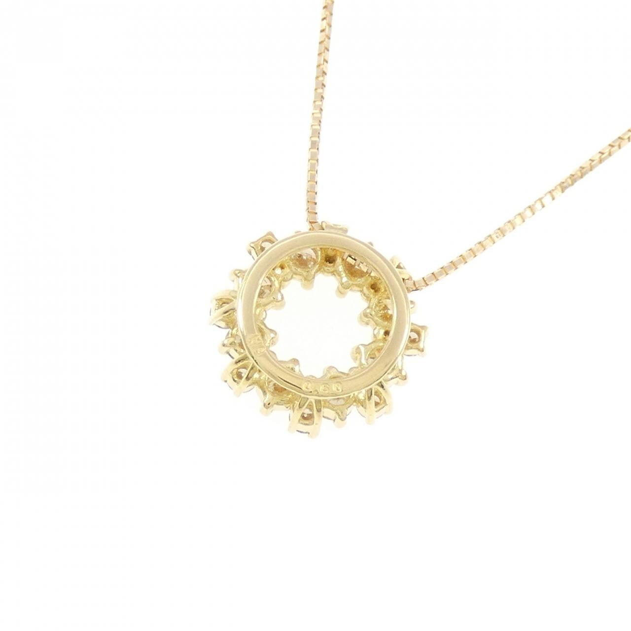 K18YG ダイヤモンド ネックレス 0.60CT
