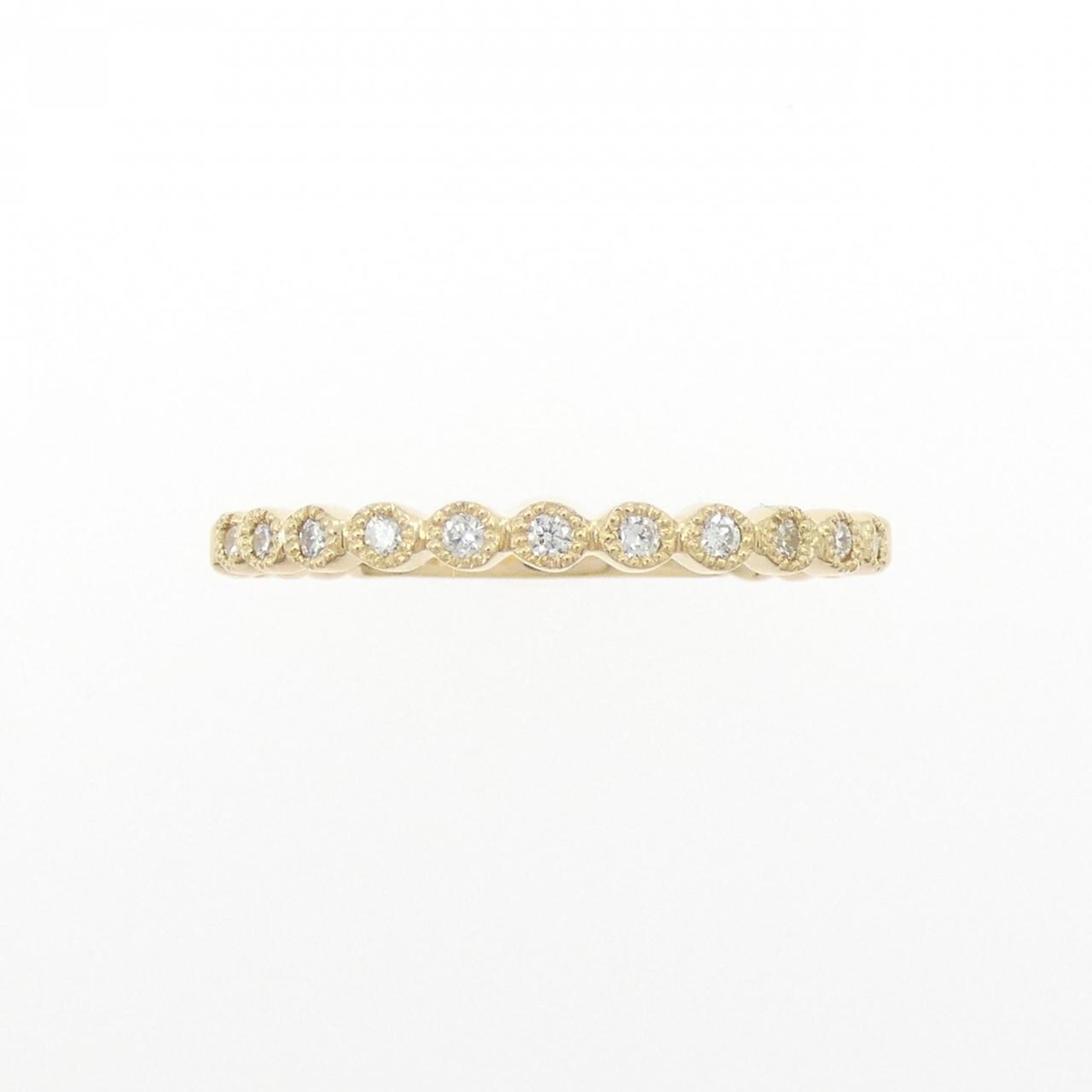 【リメイク】K18YG ダイヤモンド リング 0.10CT