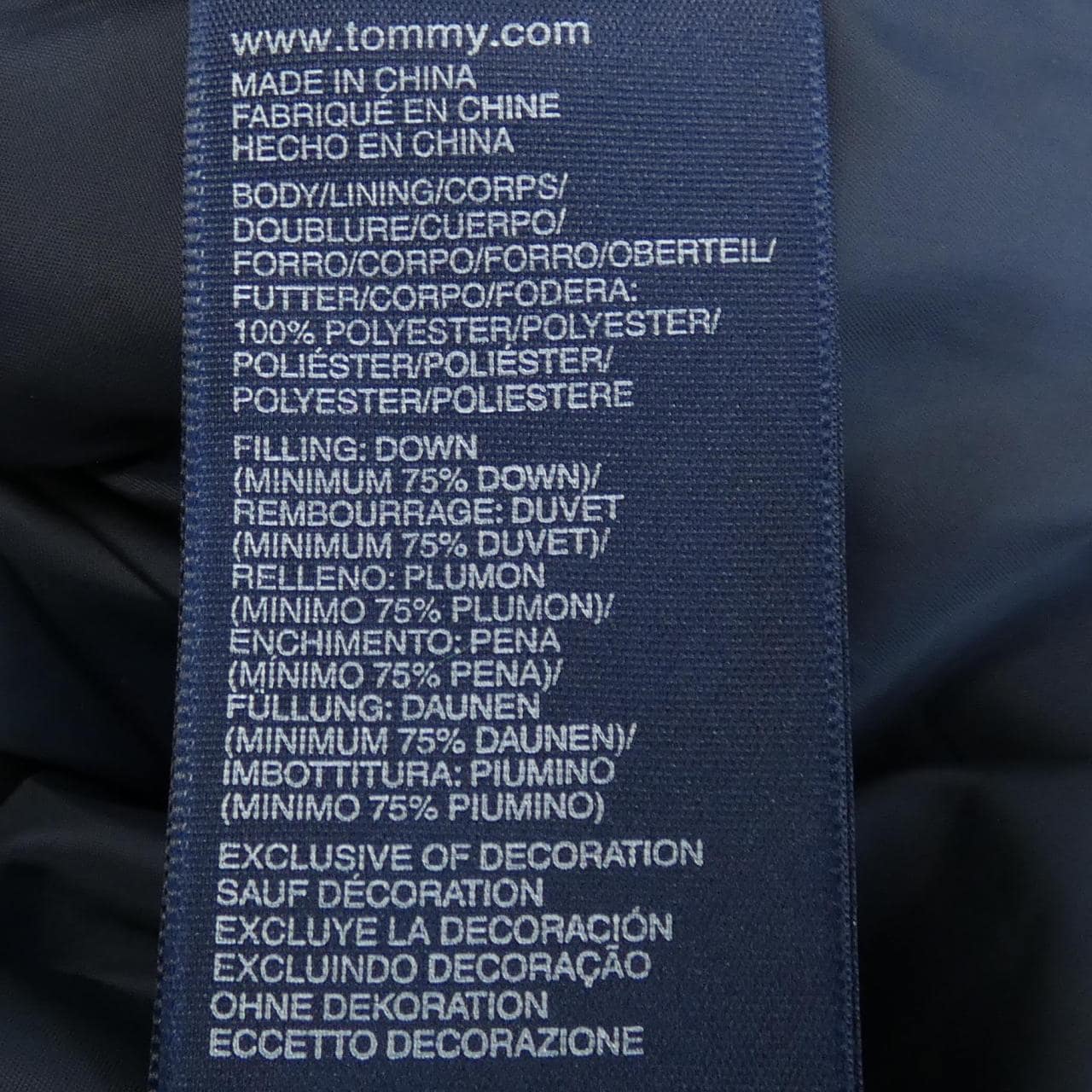 トミーヒルフィガー TOMMY HILFIGER ダウンベスト
