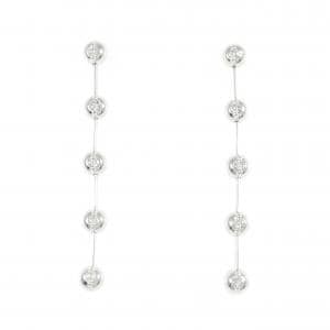 K18WG ダイヤモンド ピアス 0.20CT