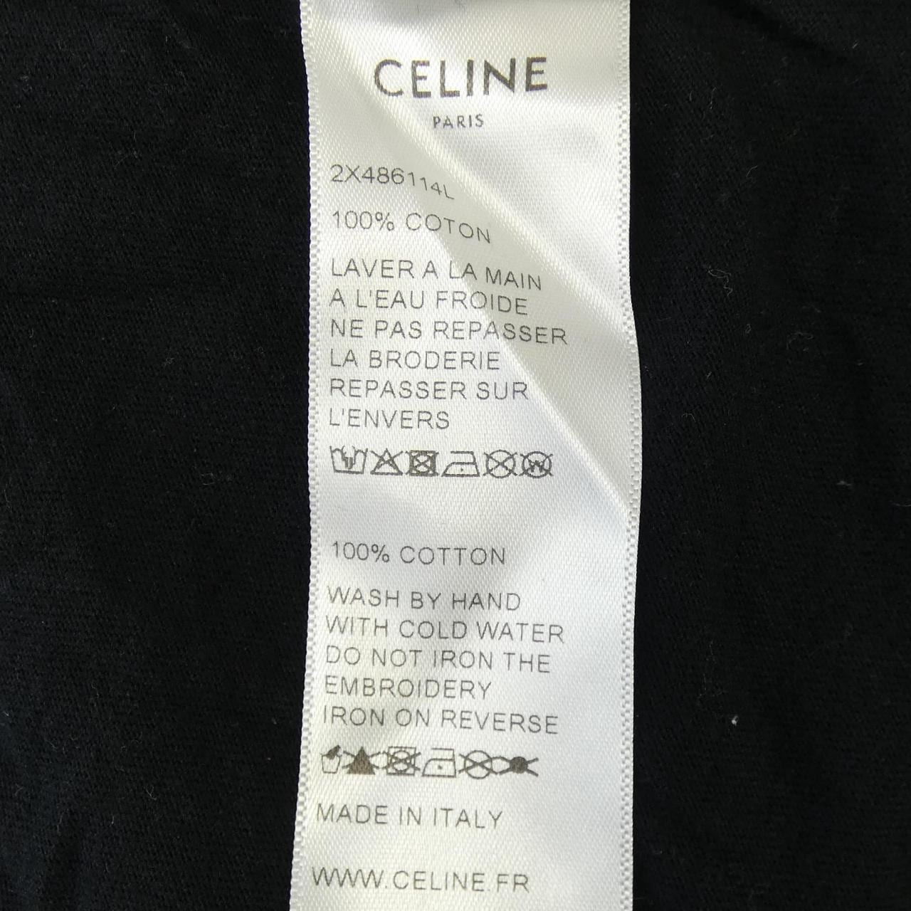 CELINE Embroidered T-shirt 2X486114L