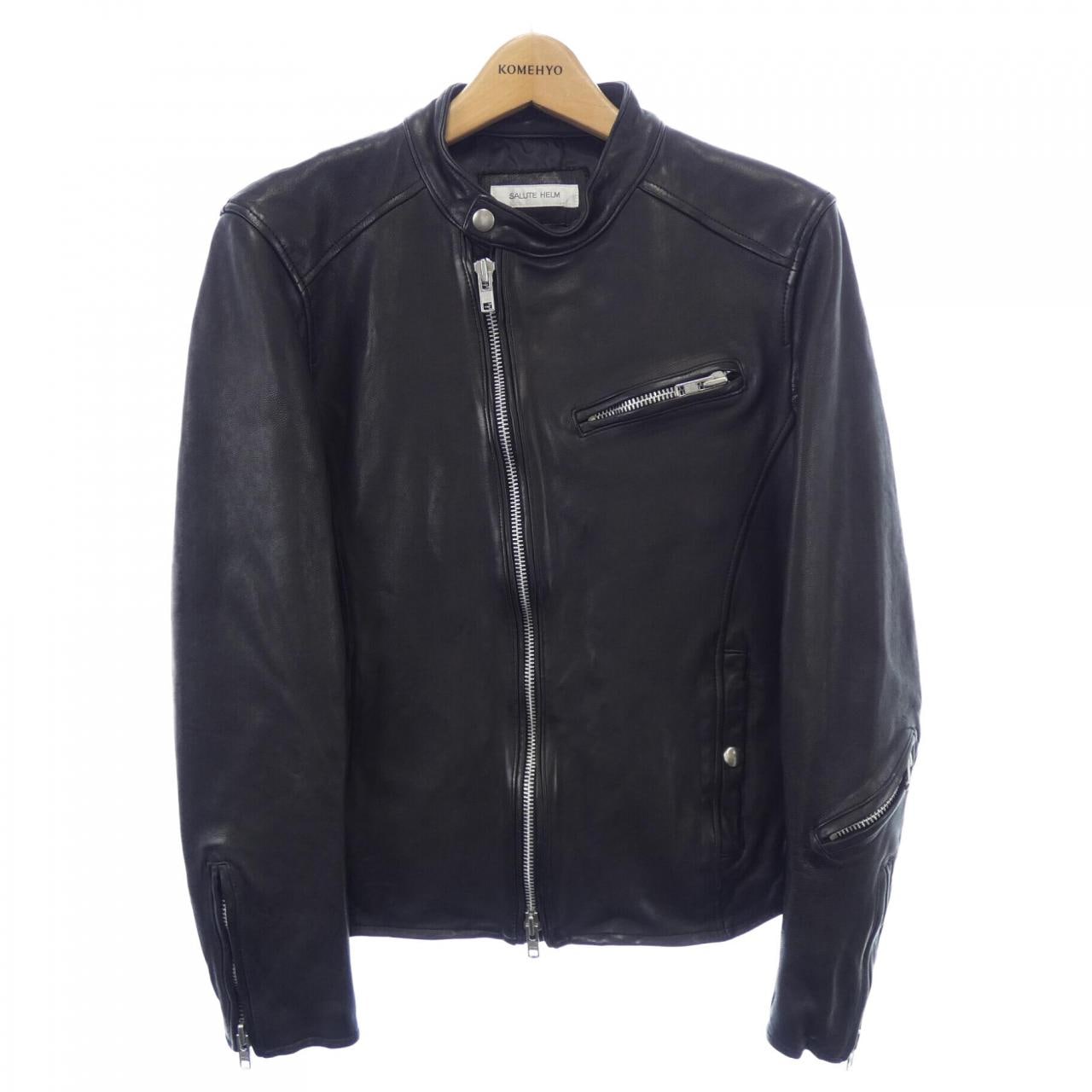 SALUTE HELM leather jacket