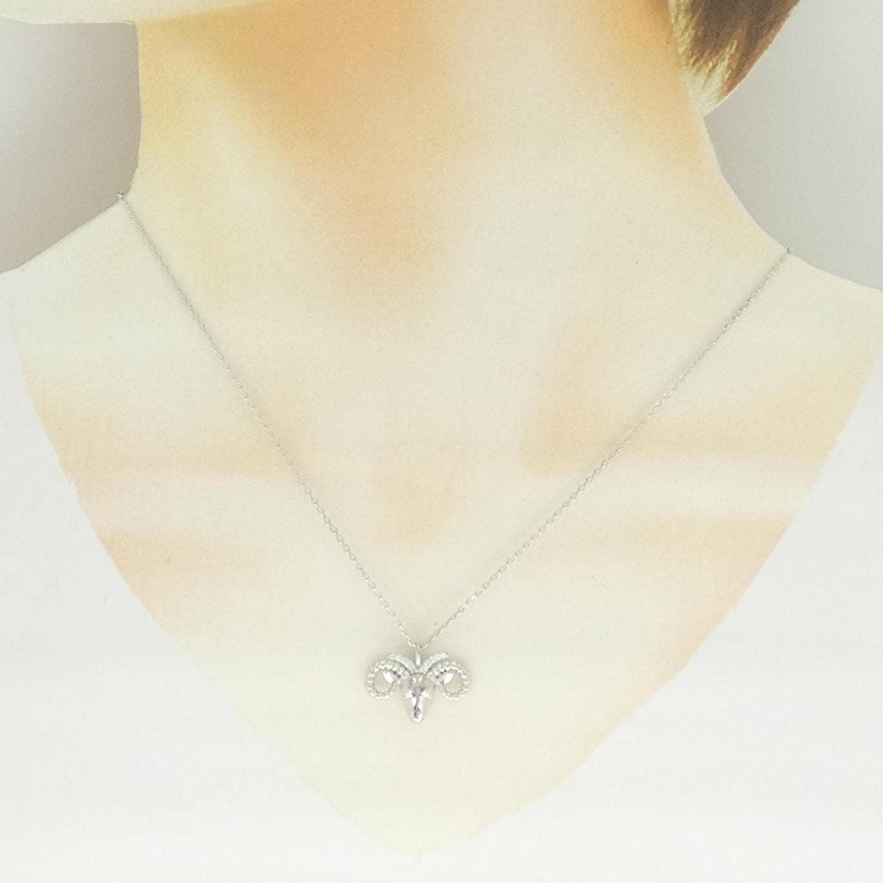 PT900/PT850 ダイヤモンド ネックレス 0.05CT