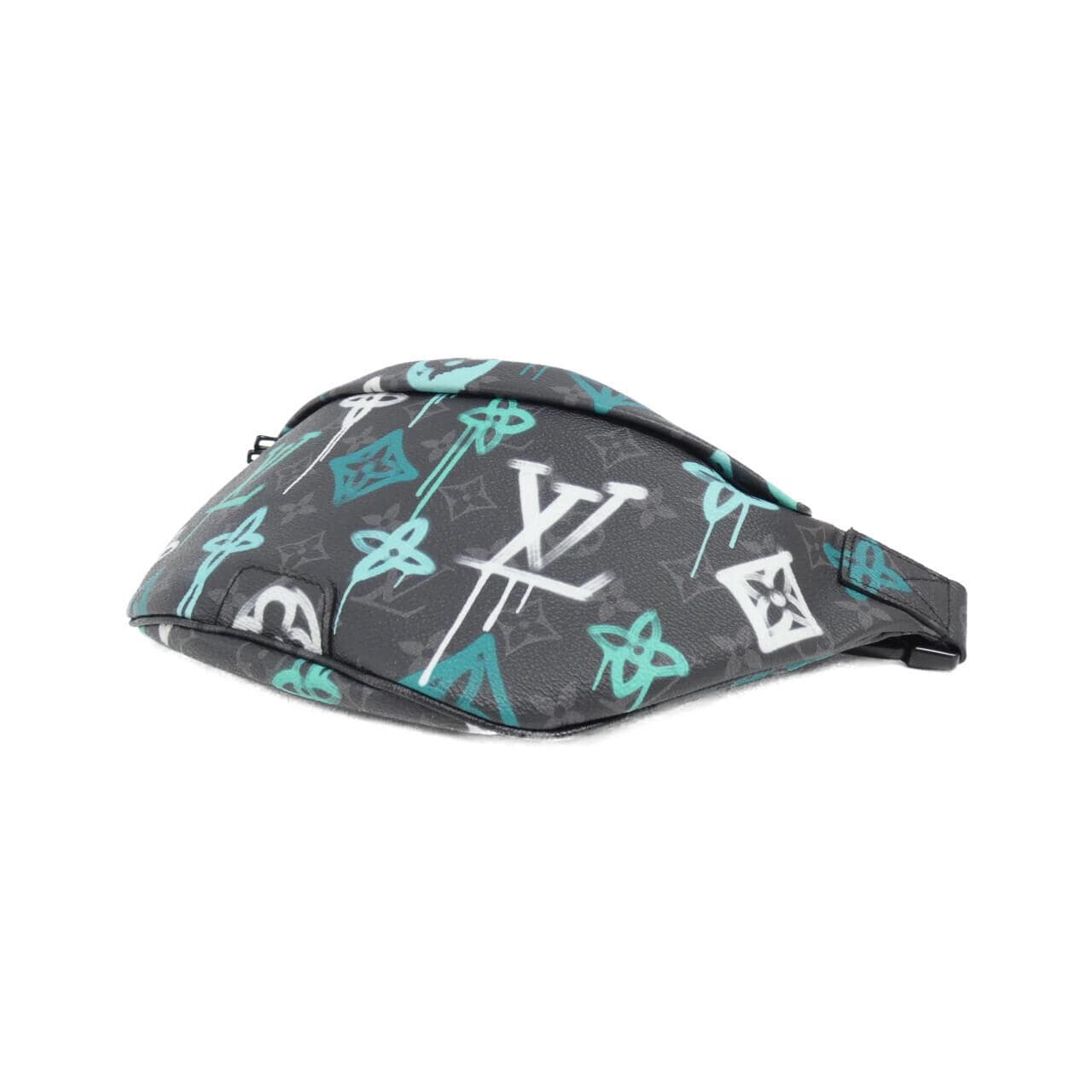 LOUIS VUITTON Monogram Eclipse (LV Graffiti Vert) Discovery Bumbag PM M21397 Waist Bag