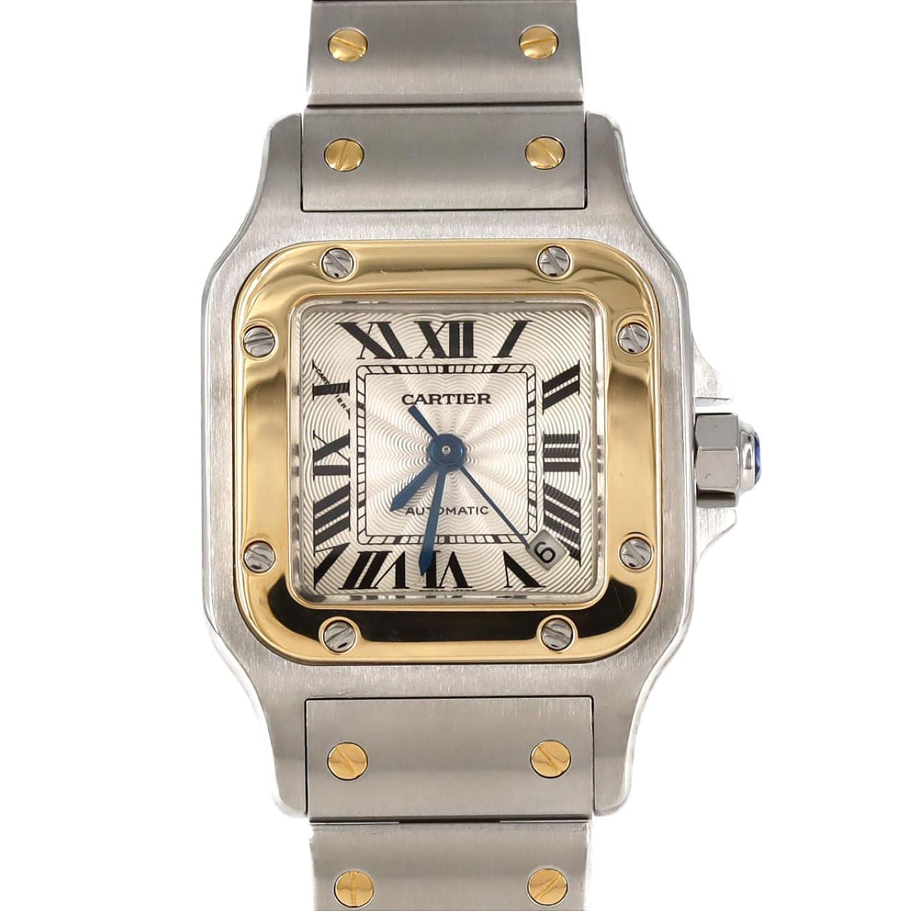 カルティエ サントスガルベSM コンビ W20057C4 SSxYG 自動巻