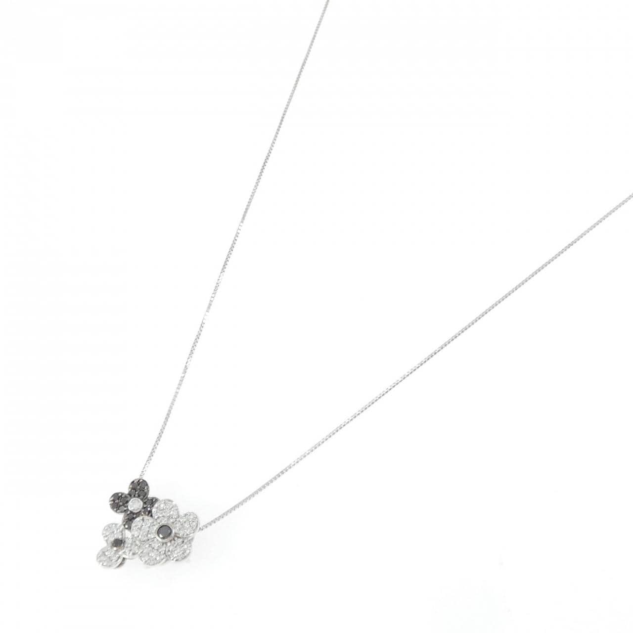 ポンテヴェキオ ビアンコ エ ネロ ネックレス 0.23CT