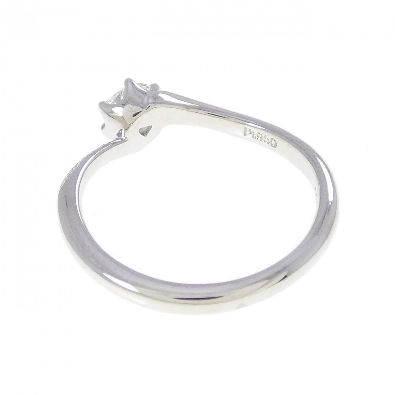 PT950 ダイヤモンド リング 0.301CT D VS1 3EXT