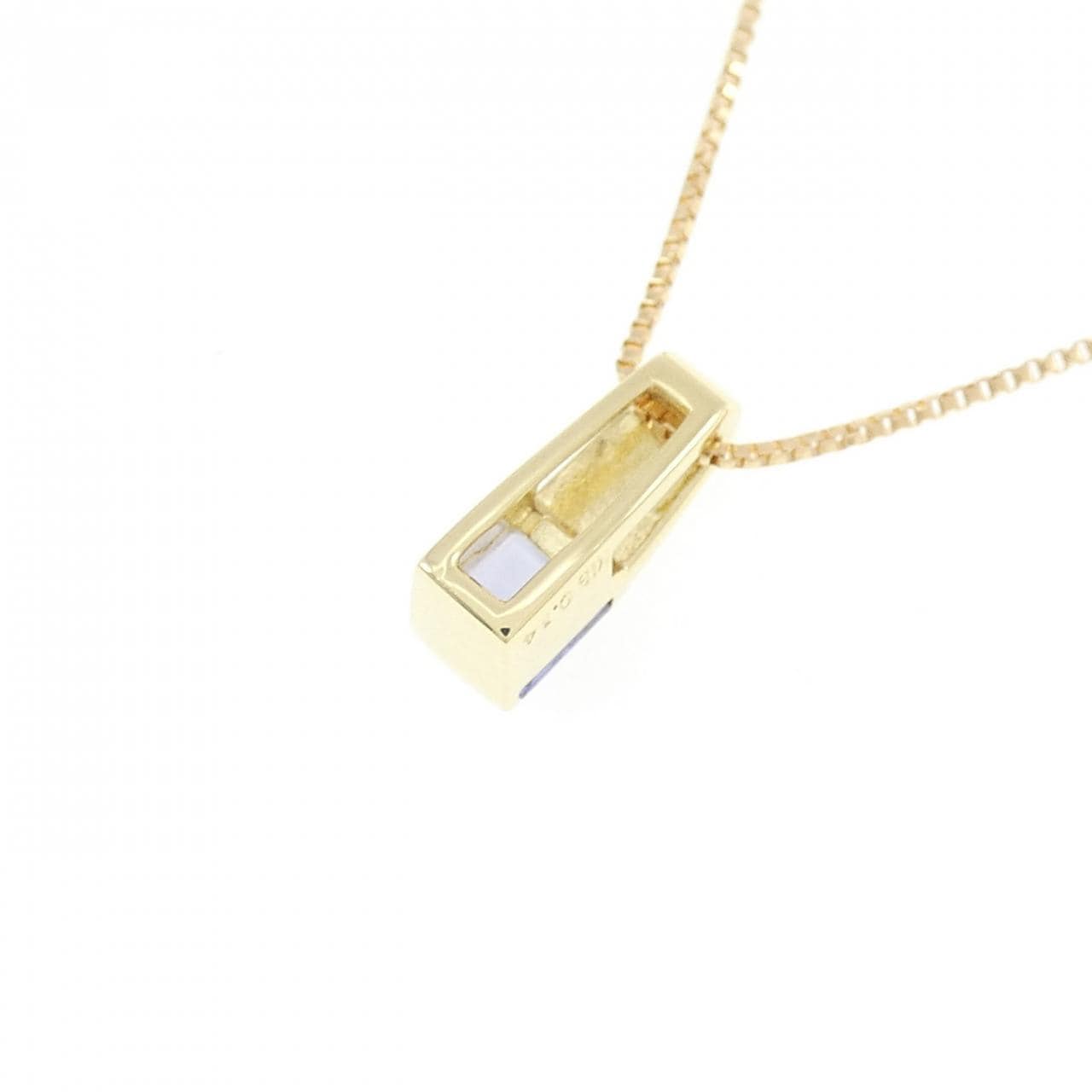K18YG タンザナイト ネックレス 0.14CT