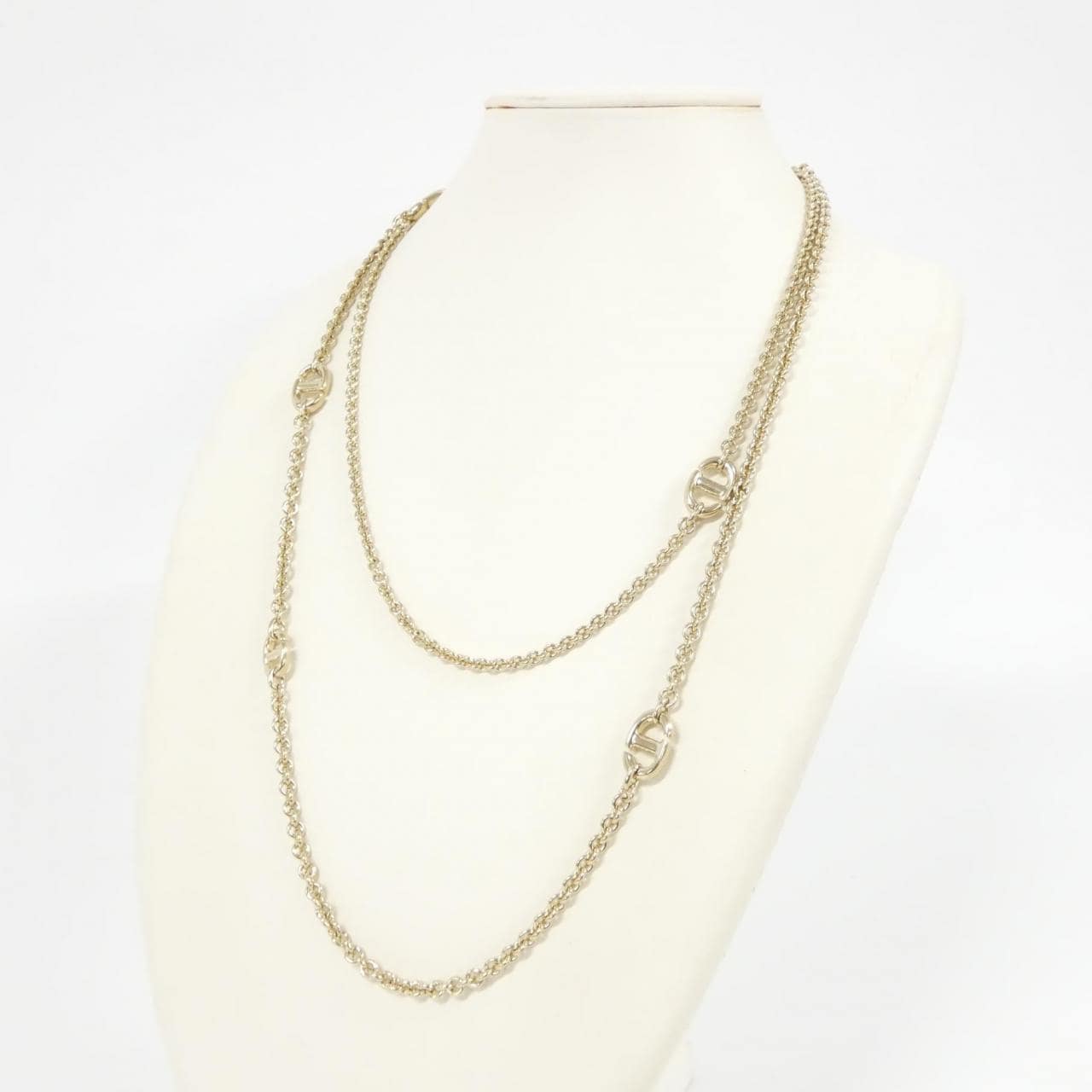 クリスチャンディオール CD ネイビー N2015WOMMT ネックレス