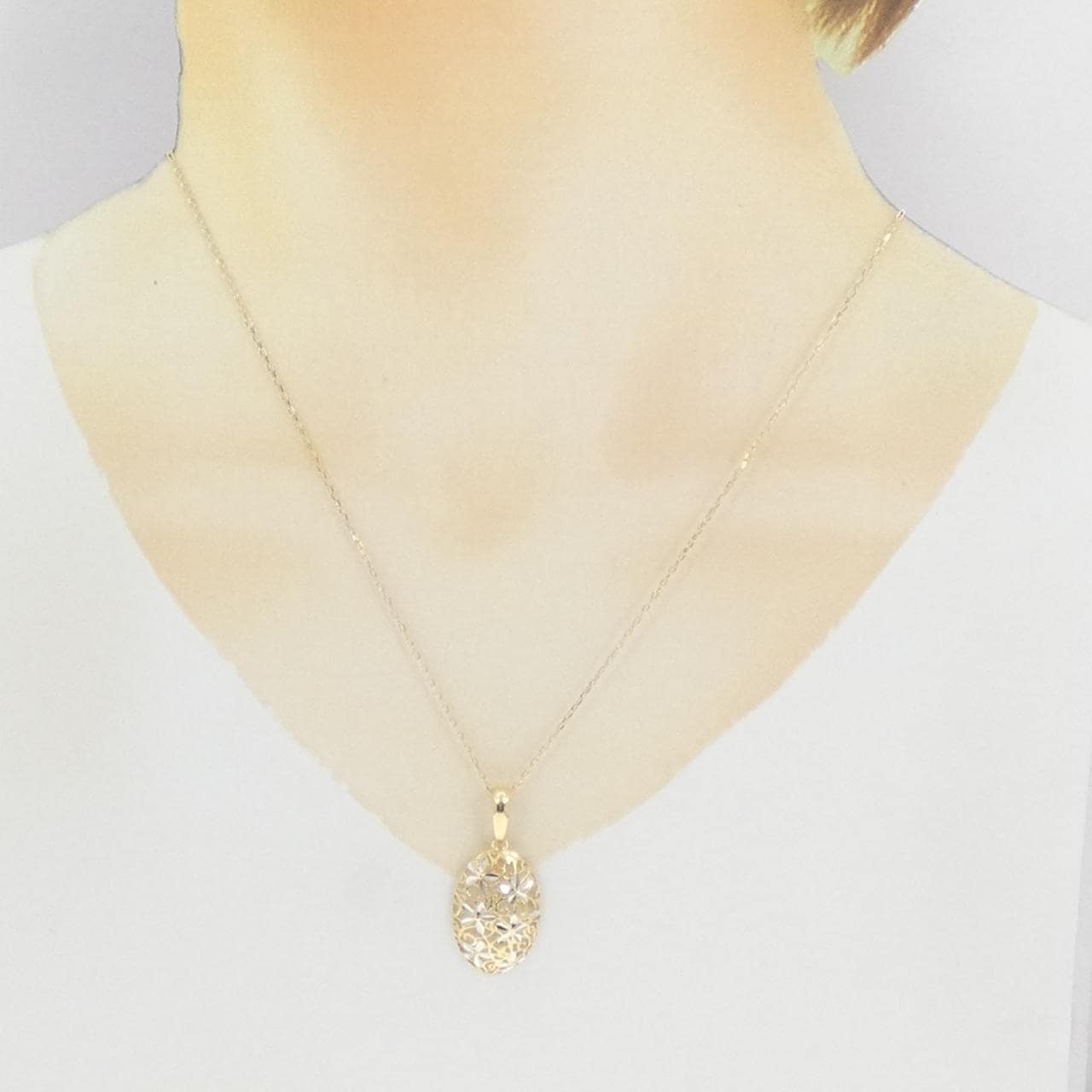 18KTYG/18KTWG/K18YG ネックレス