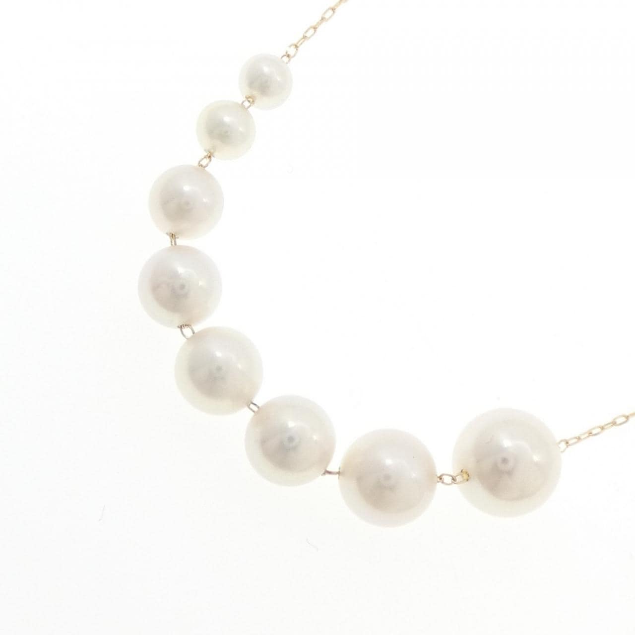 K18YG アコヤパール ネックレス