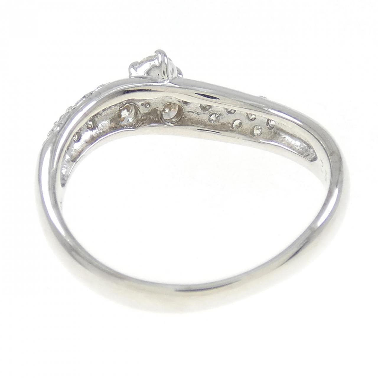 K18WG ダイヤモンド リング 0.52CT