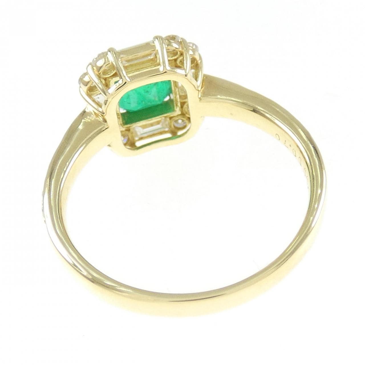 【新品】K18YG エメラルド リング 1.00CT