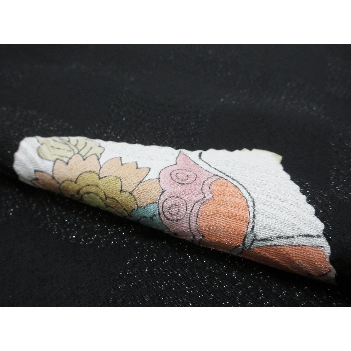 訪問着　銀通し友禅加工