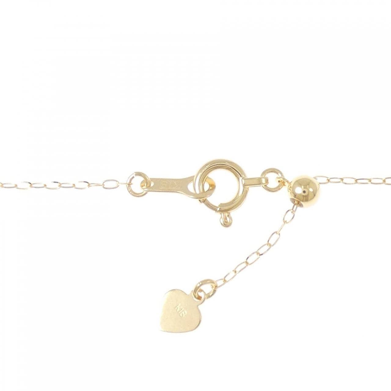 750YG/K18YG ダイヤモンド ネックレス 0.13CT