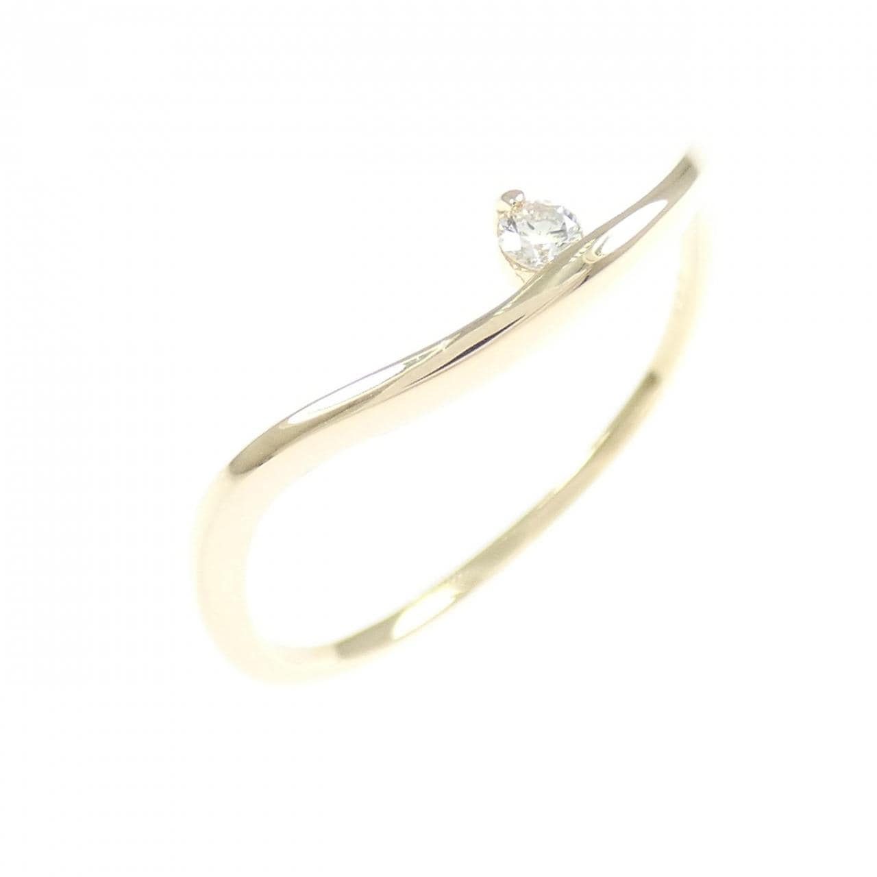 【リメイク】K10YG ダイヤモンド リング 0.03CT
