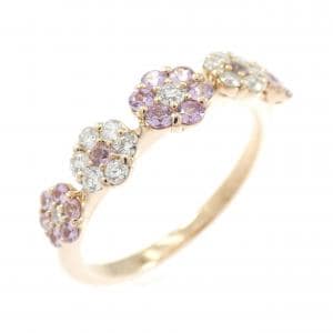 ポンテヴェキオ フラワー リング 0.28CT