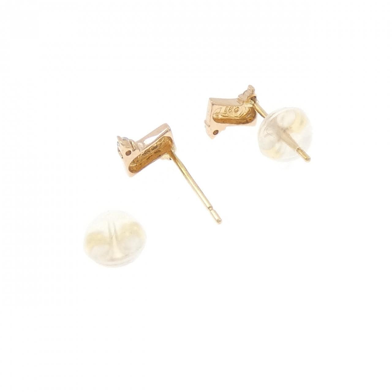 K18PG/K18YG ダイヤモンド ピアス 0.02CT