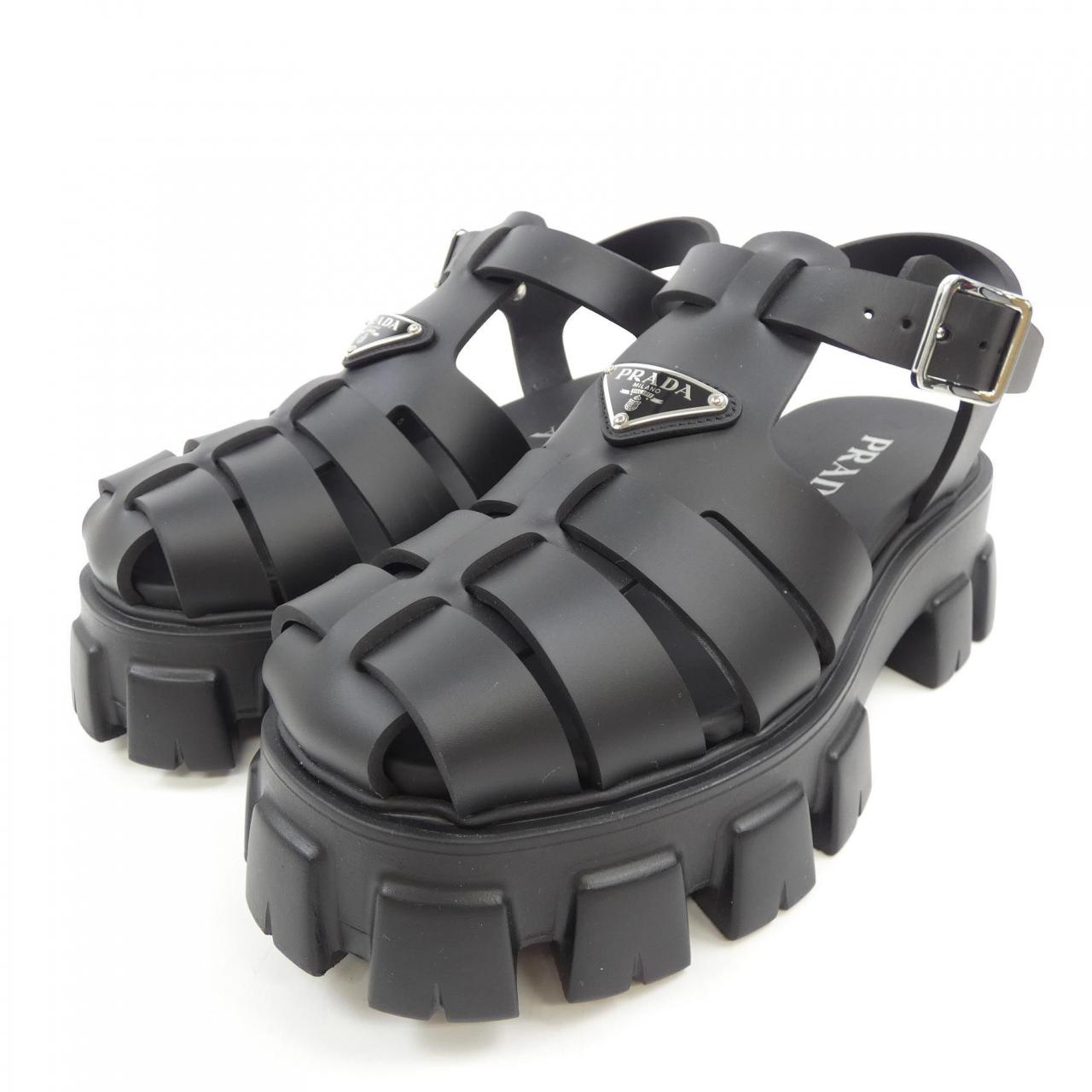 プラダ PRADA トライアングルロゴ モノリス 1X853M フォームラバー サンダル