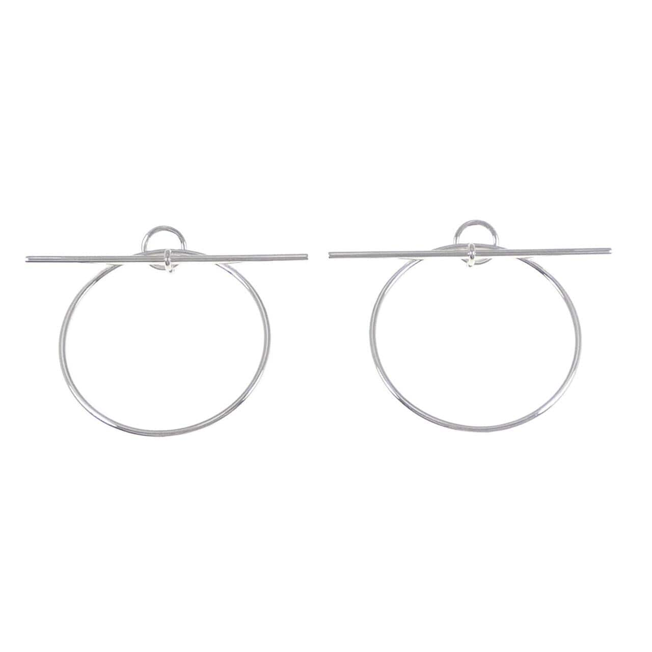 HERMES loop earrings