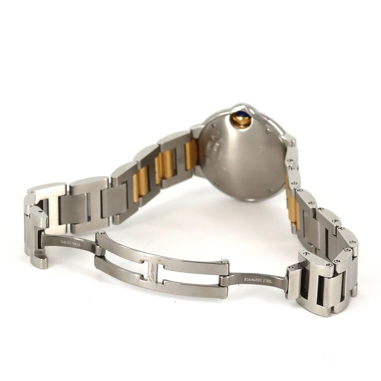 カルティエ バロンブルーSM コンビ W69007Z3/W2BB0010 SSxYG クォーツ