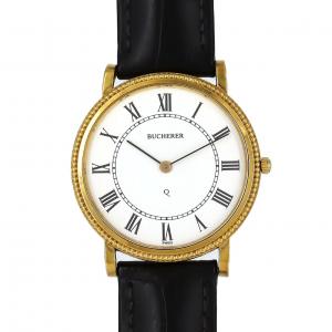BUCHERER ラウンドケース YG 255.026 YG クォーツ