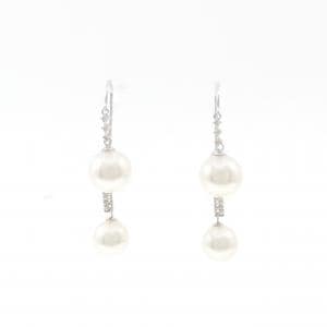 K18WG アコヤパール ピアス