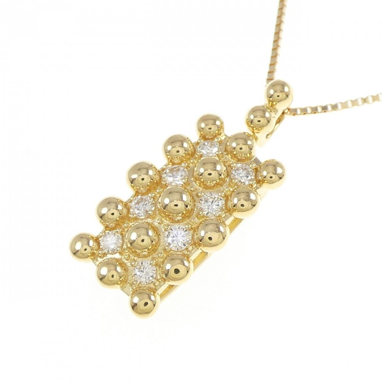 K18YG ダイヤモンド ネックレス 0.23CT