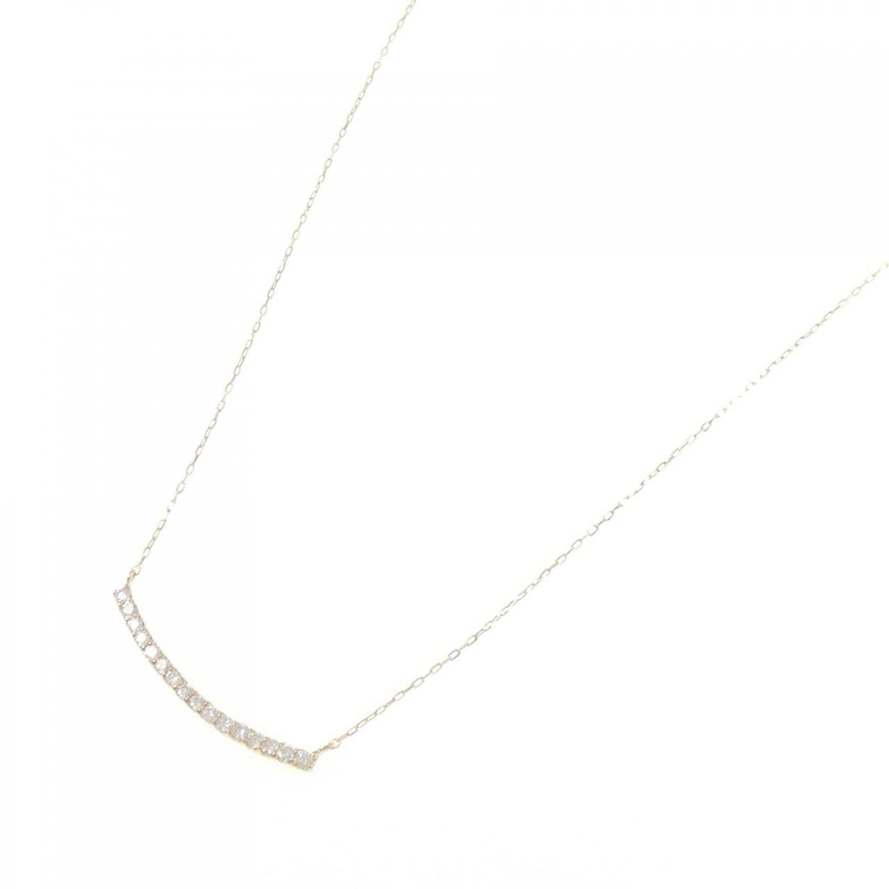 【リメイク】K18YG ダイヤモンド ネックレス 0.20CT