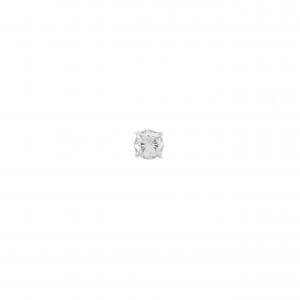 PT900 ソリティア ダイヤモンド ピアス 0.20CT 片耳