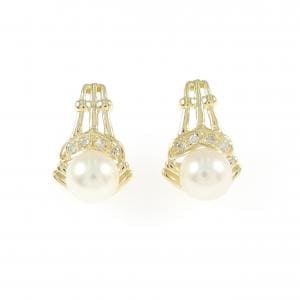 K18YG アコヤパール ピアス 5.9mm