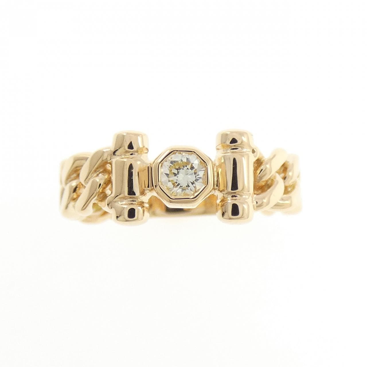 K18YG ダイヤモンド リング 0.11CT