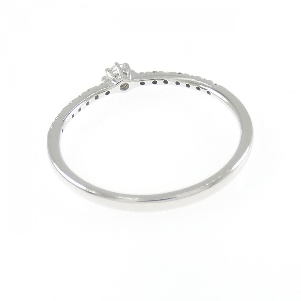 K18WG ダイヤモンド リング 0.14CT