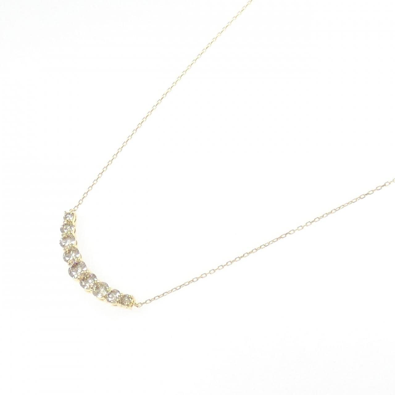 K18YG ダイヤモンド ネックレス 1.00CT