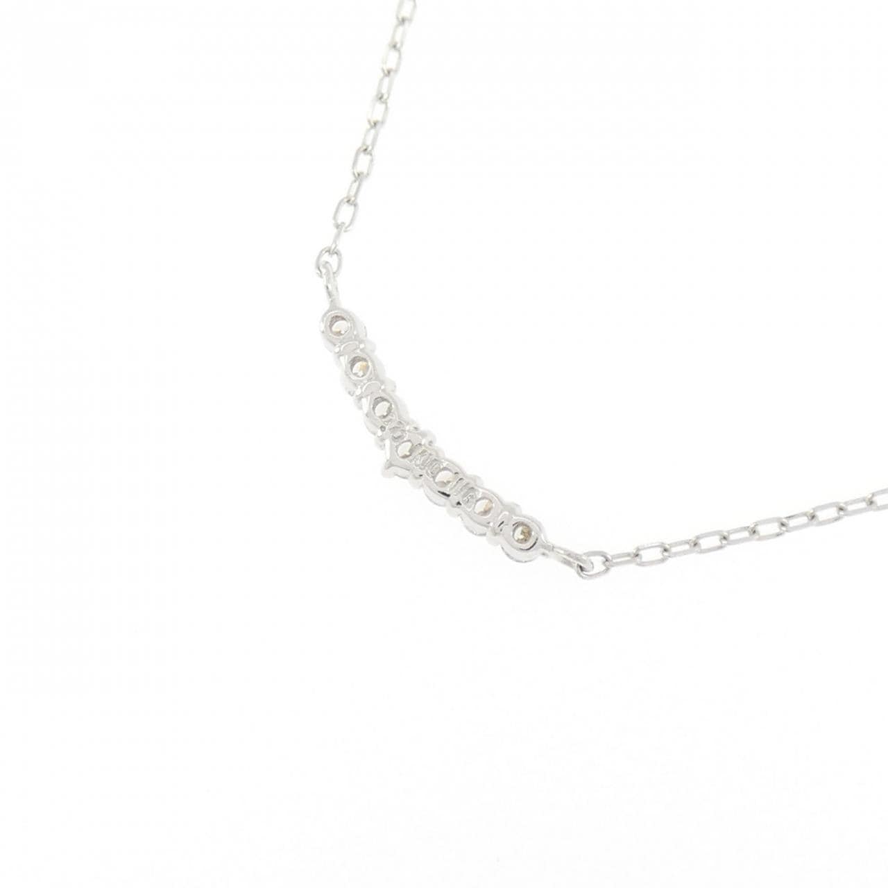 K10WG ダイヤモンド ネックレス 0.10CT