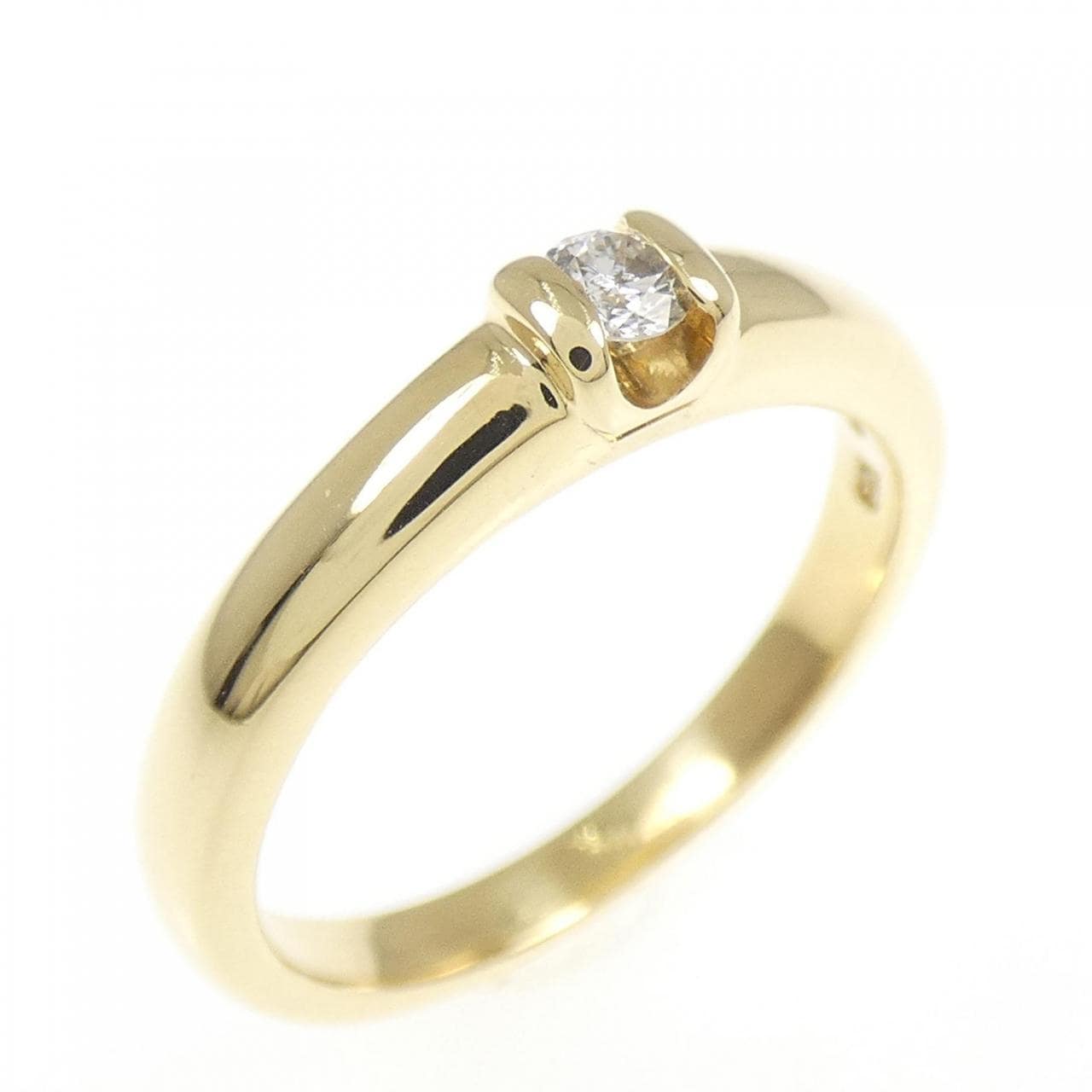 K18YG ダイヤモンド リング 0.07CT
