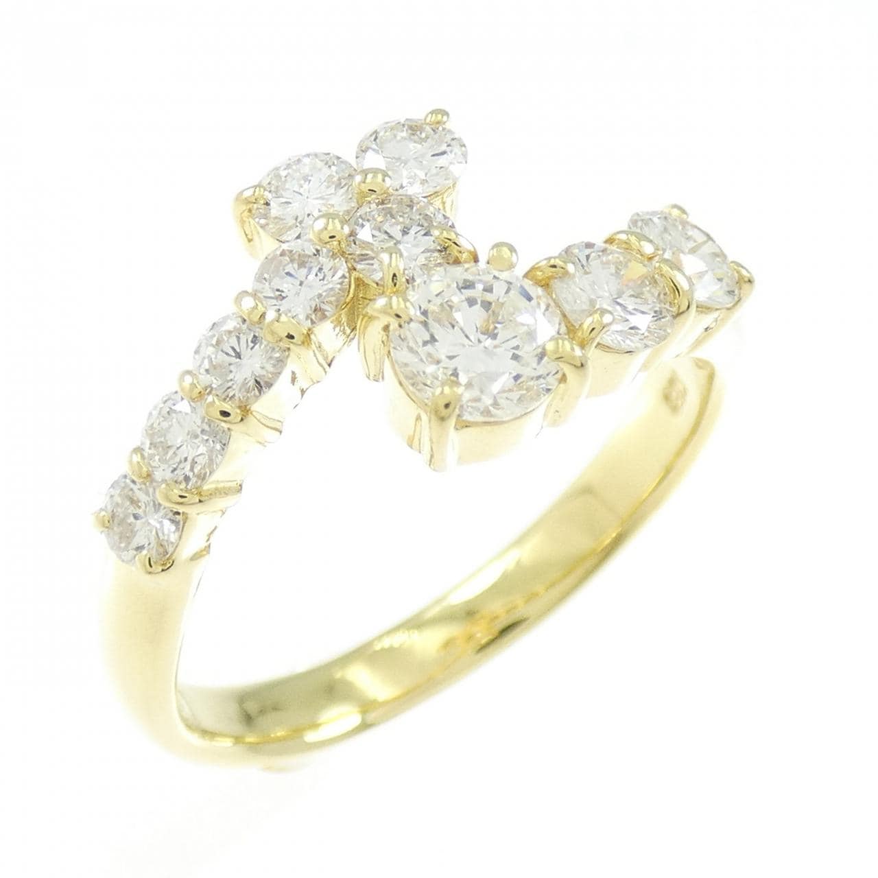 K18YG ダイヤモンド リング 1.01CT