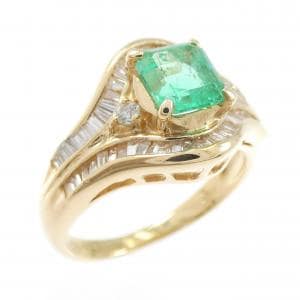 K18YG エメラルド リング 0.71CT