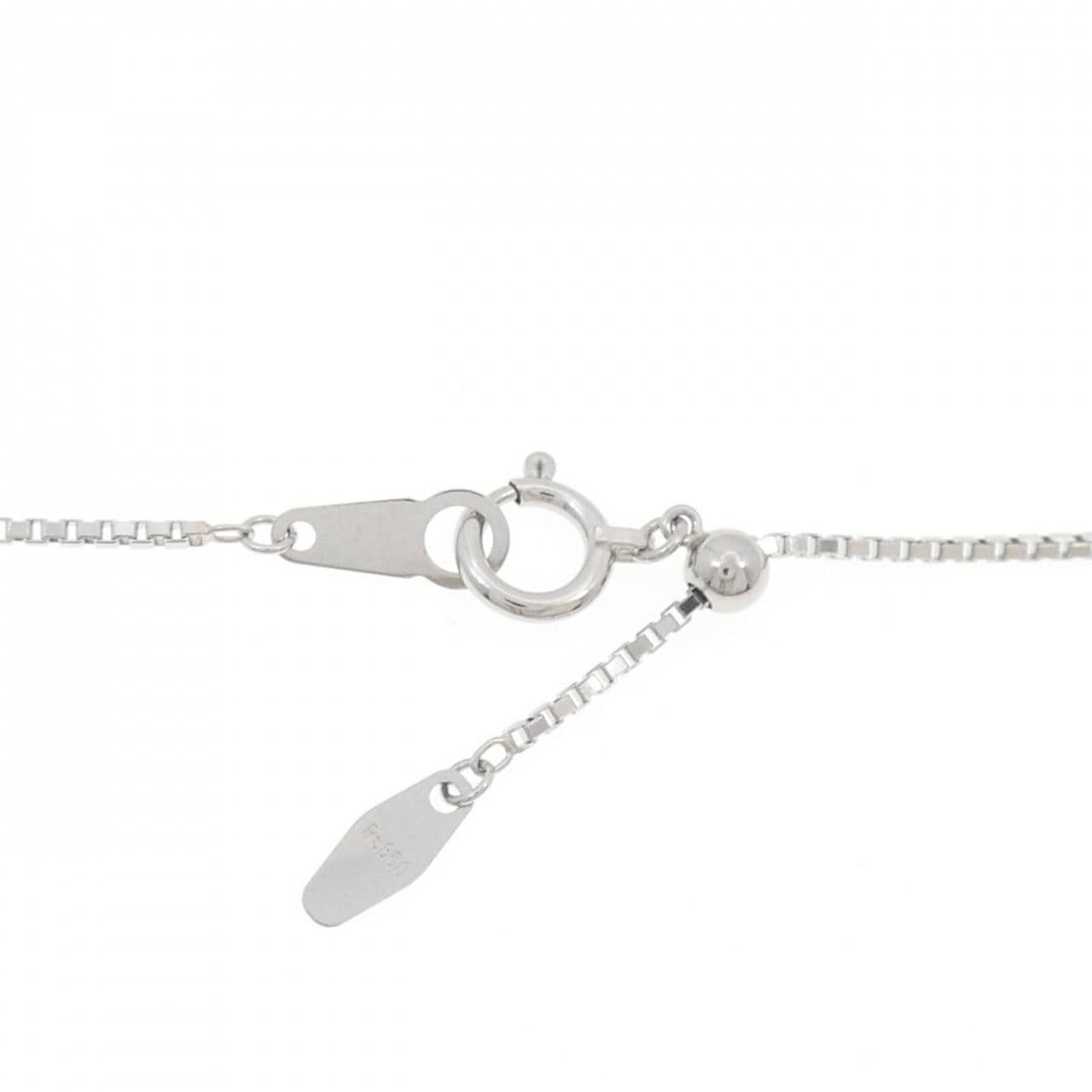 PT900/PT850 エメラルド ネックレス 4.24CT コロンビア産