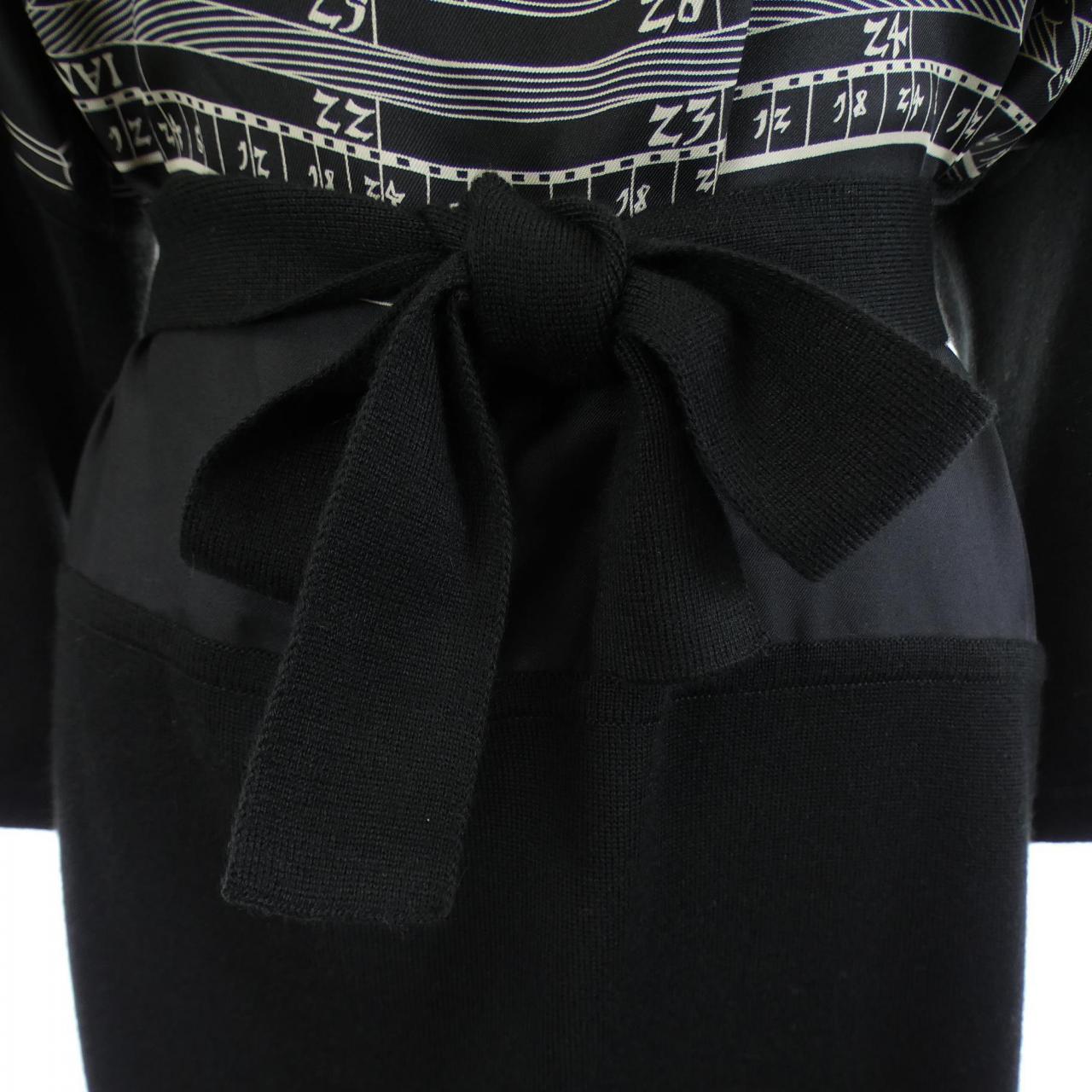 エルメス HERMES DIES ET HORE *96-7709 ツイルレーヌ. ワンピース